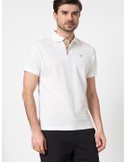 Barbour Tricou polo din pique - Alb