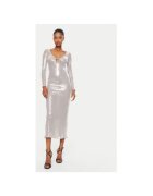 BARDOT Rochie dama - 304921094 - Poliester - Argintiu - Argintiu