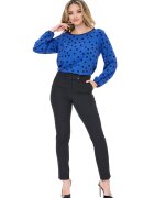 BAROCCA Bluza cu buline Marquerita - Negru/Albastru inchis