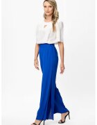 BAROCCA Pantaloni evazati cu talie elastica Eros - Bleumarin