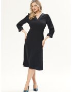 BAROCCA Rochie cu decolteu in V - Negru