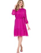BAROCCA Rochie evazata cu maneci 3/4 Amelie - Fucsia