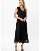 BAROCCA Rochie midi cu aplicatii florale - Negru