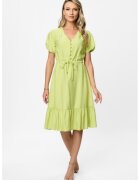 BAROCCA Rochie midi cu decolteu in V Nancy - Verde lime