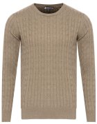 Bartex Pulover barbati maro - bumbac