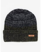 Barts Caciula din tricot cu striatii Arctic - Negru/Albastru prafuit/Verde feriga