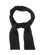 Barts Fular din tricot cu striatii Wilbert - Negru