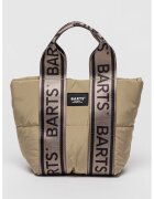 Barts Geanta crossbody cu finisaj rezistent la apa si manere cu logo Jazka - Verde pal