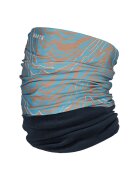 Barts Guler din fleece cu model circular - Portocaliu persan/Albastru deschis