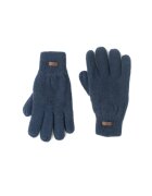 Barts Manusi de lana cu captuseala din fleece HAAKON - Bleumarin
