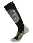 Barts Sosete din amestec de lana cu model - pentru schi - Negru/Gri deschis melange/Verde lime