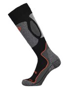 Barts Sosete mid-calf din amestec de lana pentru ski - Negru/Gri/Portocaliu mandarina