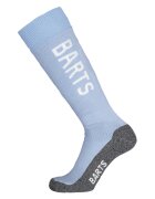 Barts Sosete mid-calf unisex din amestec de lana cu logo pentru ski - Alb/Gri melange/Albastru glaciar