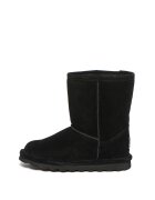 BEARPAW Cizme de piele intoarsa - cu captuseala de lana - fara inchidere Elle Youth - Negru