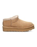 BEARPAW Ghete pull-on din piele intoarsa - Maro camel