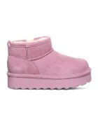 BEARPAW Ghete slip-on de piele intoarsa Retro - Lila