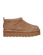 BEARPAW Ghete slip-on flatfornm Retro - Maro scortisoara