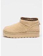 BEARPAW Ghete slip-on Snuggle Daphne - Bej deschis