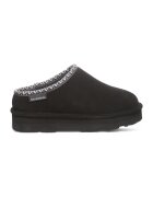 BEARPAW Saboti din piele intoarsa - Negru