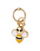 Bebe Gold Pandantiv din Aur 14K in forma de Albinuta cu Email pentru Copii si Fetite