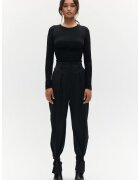 Benu Bluza Neagra Rasucita