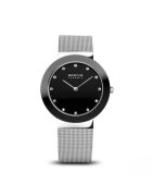 Bering Ceas dama ceramic - inox - 33mm - alb