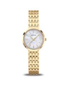 Bering Ceas dama model Classic 19126-734 - otel - bratara PVD aurie - cadran perlat - rezistent la apa 50m