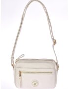 Beverly Hills Polo Club Geanta crossbody de piele ecologica - Crem