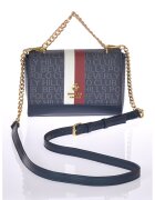 Beverly Hills Polo Club Geanta crossbody de piele ecologica cu logo - Bleumarin
