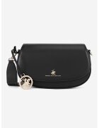 Beverly Hills Polo Club Geanta crossbody de piele ecologica - Negru