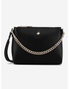 Beverly Hills Polo Club Geanta crossbody de piele ecologica - Negru