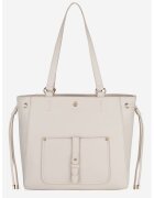 Beverly Hills Polo Club Geanta shopper de piele ecologica - Alb murdar