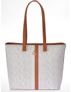 Beverly Hills Polo Club Geanta tote cu model - Visiniu/Gri