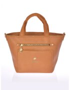 Beverly Hills Polo Club Geanta tote de piele ecologica cu bareta detasabila - Portocaliu mandarina