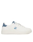 Beverly Hills Polo Club Pantofi sport dama - albi - piele ecologica -