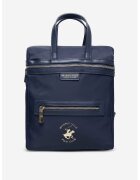 Beverly Hills Polo Club Rucsac cu fermoar si buzunar frontal - Bleumarin