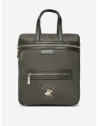 Beverly Hills Polo Club Rucsac cu fermoar si buzunar frontal - Kaki