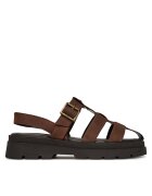 Beverly Hills Polo Club Sandale barbati piele naturala - maro