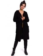 BeWear Cardigan cu gluga - Acril - Negru