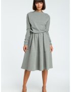 BeWear Rochie evazata cu maneci lungi -