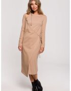 BeWear Rochie in straturi cu legare laterala - - Bej