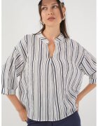 Big Dart Bluza dama HiCCUP BDART - cu dungi - textil - albastru