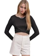 Big Dart Bluza pentru dama - HiCCUP - Negru - Poliester/Elastan