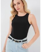 Big Dart Body HiCCUP - fara maneci - guler rotund - negru - jerseu