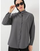 Big Dart Camasa dama HiCCUP Relaxed Fit gri - Gri