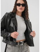 Big Dart dama HiCCUP - piele ecologica - negru - Negru