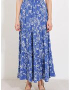 Big Dart Fusta maxi albastru - textil -