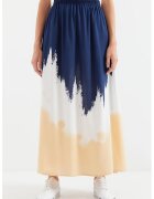 Big Dart Fusta maxi HiCCUP cu talie elastica - model gradient - multicolor - viscoza