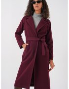 Big Dart Palton dama - HiCCUP - din plus - elegant - visiniu - textil - Visiniu