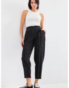 Big Dart Pantaloni dama - HiCCUP - talie inalta - negri - poliester - Negru